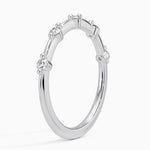 Aimee Diamond Ring Platinum 1.1mm Wedding Band