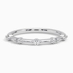 Aimee Diamond Ring Platinum 1.1mm Wedding Band