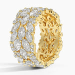 Nadia Eternity Diamond Ring Yellow Gold 18k Eternity Band