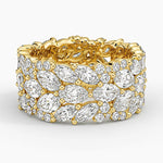Nadia Eternity Diamond Ring Yellow Gold 18k Eternity Band