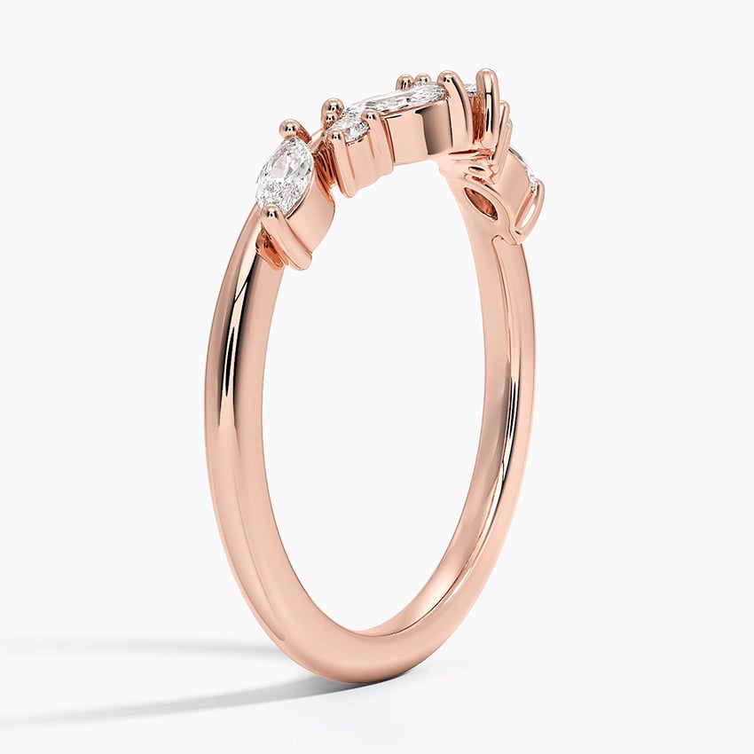 Yvette Diamond Ring (1/4 ct. tw.) Rose Gold 18k Wedding Band