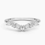 Yvette Diamond Ring (1/4 ct. tw.) Platinum Wedding Band