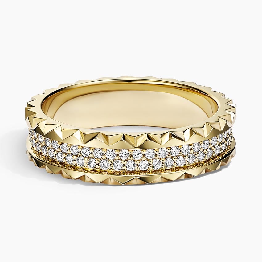 Sol Diamond Ring (1/2 ct. tw.) Yellow Gold 18k Wedding Band