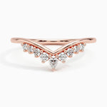 Veronika Diamond Ring Rose Gold 18k Wedding Band