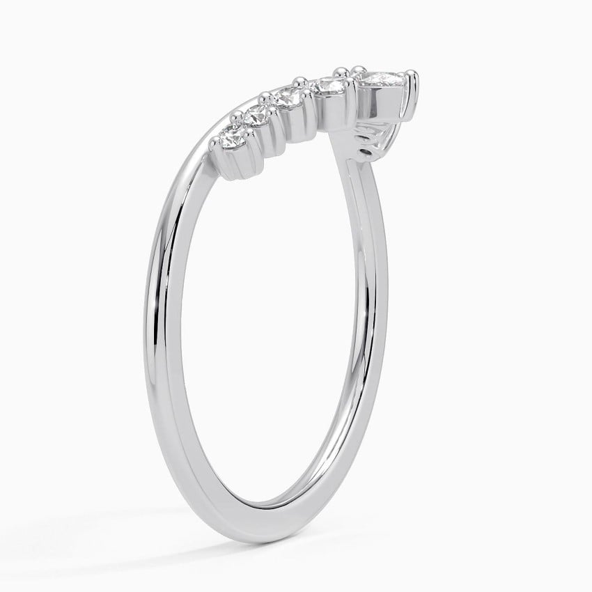 Veronika Diamond Ring Platinum Wedding Band