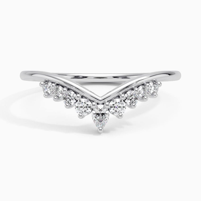 Veronika Diamond Ring Platinum Wedding Band