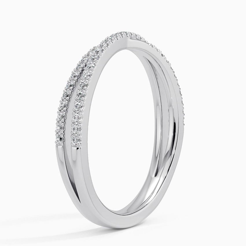 Calypso Diamond Ring Platinum Wedding Band