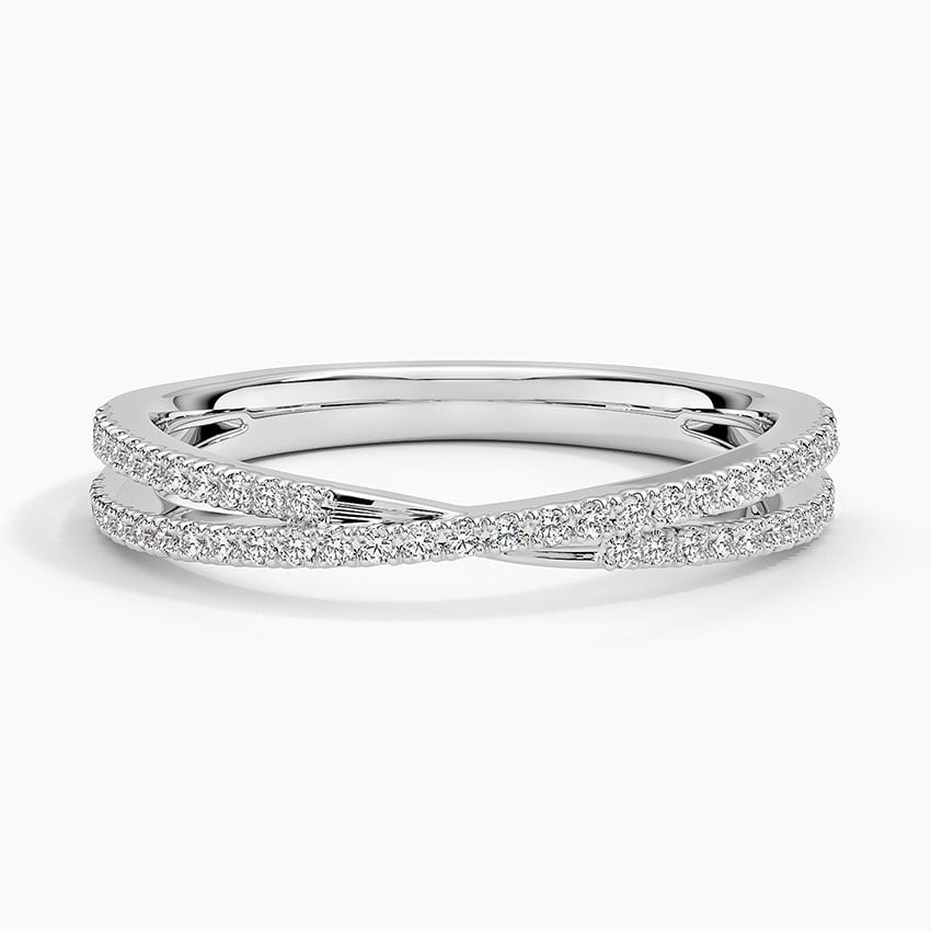 Calypso Diamond Ring Platinum Wedding Band