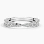 Calypso Diamond Ring Platinum Wedding Band
