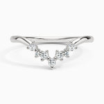 Caris Diamond Ring Platinum Wedding Band