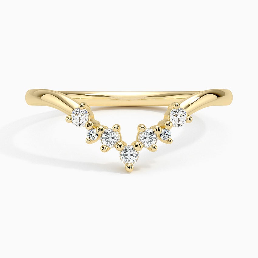 Caris Diamond Ring Yellow Gold 18k Wedding Band