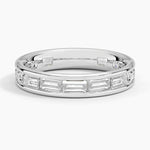 Kelly Baguette Eternity Lab Diamond Ring Platinum Eternity Band