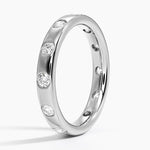 Cara Flush Set Eternity Lab Diamond Ring Platinum Eternity Band