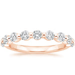 Monaco Diamond Ring (3/4 ct. tw.) Rose Gold 18k Wedding Band