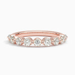 Monaco Diamond Ring (3/4 ct. tw.) Rose Gold 18k Wedding Band