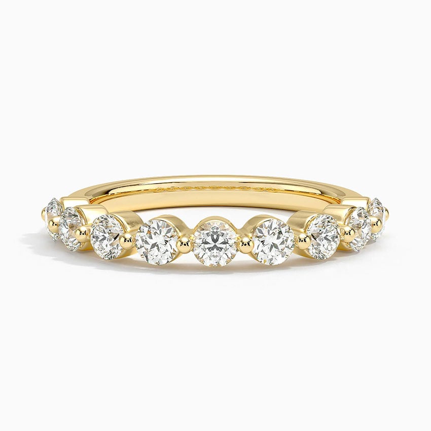 Monaco Diamond Ring (3/4 ct. tw.) Yellow Gold 18k Wedding Band