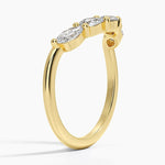 Camille Contoured Diamond Ring (3/4 ct. tw.) Yellow Gold 18k Wedding Band