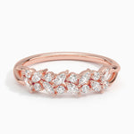 Jardiniere Diamond Ring Rose Gold 18k Wedding Band