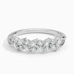 Jardiniere Diamond Ring Platinum Wedding Band