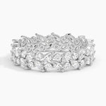 Jardiniere Eternity Lab Diamond Ring Platinum Eternity Band