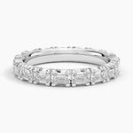 Nathalie Emerald Cut Eternity Lab Diamond Ring (2 ct. tw.) Platinum Eternity Band