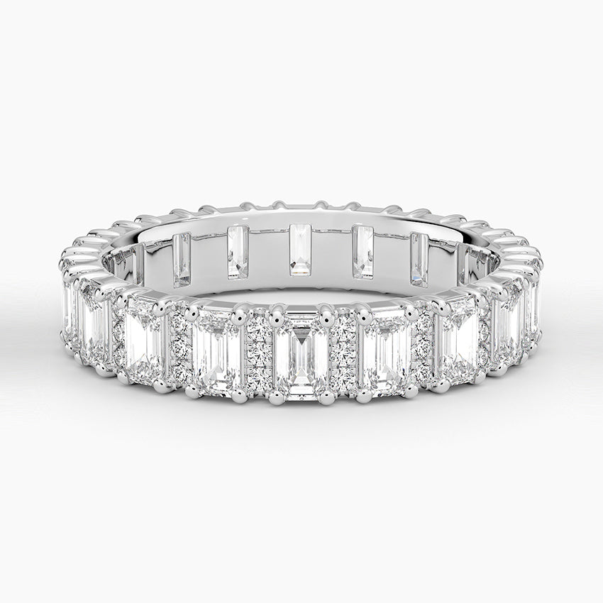 Naya Eternity Lab Diamond Ring Platinum Eternity Band