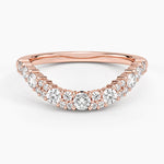 Corinne Contour Diamond Ring (1/3 ct. tw.) Rose Gold 18k Wedding Band