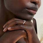 Corinne Contour Diamond Ring (1/3 ct. tw.) Platinum Wedding Band