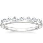 Marée Diamond Ring (1/2 ct. tw.) Platinum Wedding Band