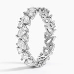 Grand Olivetta Eternity Diamond Ring Platinum Eternity Band