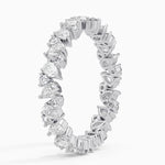 Olivetta Eternity Lab Diamond Ring Platinum Eternity Band