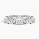 East-West Bezel Emerald Cut Eternity Diamond Ring (1 1/2 ct. tw.) Platinum Eternity Band
