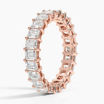 Emerald Eternity Diamond Ring (3 ct. tw.) Rose Gold 18k Eternity Band