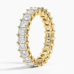 Emerald Eternity Lab Diamond Ring (3 ct. tw.) Yellow Gold 18k Eternity Band