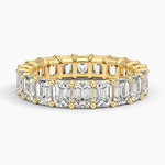 Emerald Eternity Lab Diamond Ring (5 ct. tw.) Yellow Gold 18k Eternity Band