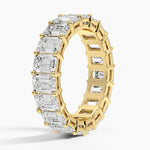 Emerald Eternity Lab Diamond Ring (6 ct. tw.) Yellow Gold 18k Eternity Band