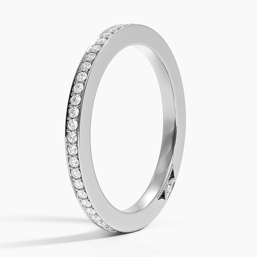 Tacori Dantela Eternity Diamond Ring (1/4 ct. tw.) Platinum Eternity Band
