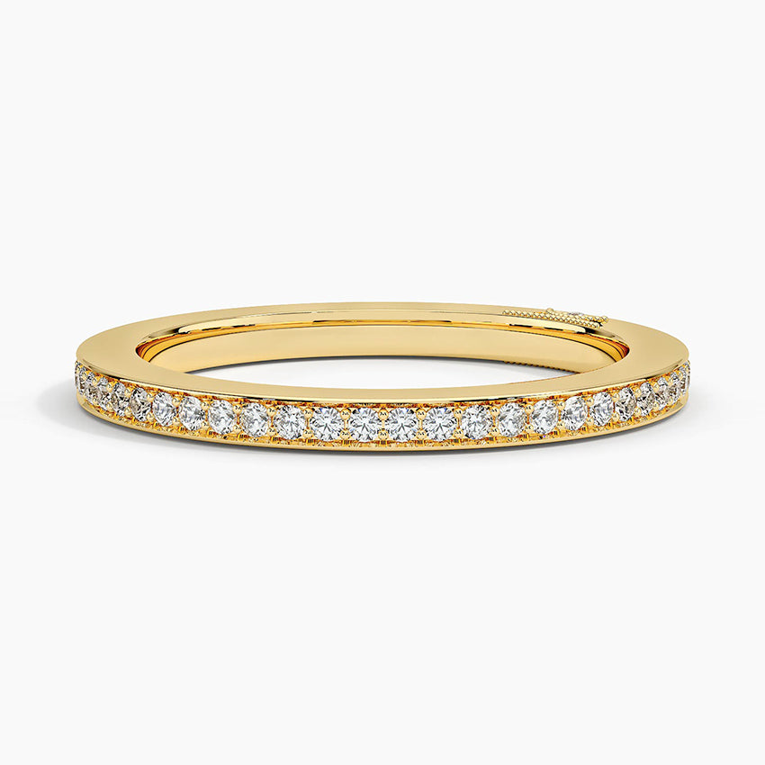 Tacori Dantela Eternity Diamond Ring (1/4 ct. tw.) Yellow Gold 18k Eternity Band