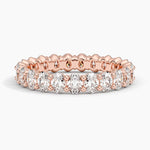 Oval Eternity Diamond Ring (2 ct. tw.) Rose Gold 18k Eternity Band