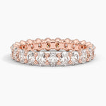 Oval Eternity Diamond Ring (2 ct. tw.) Rose Gold 18k Eternity Band