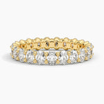 Oval Eternity Diamond Ring (2 ct. tw.) Yellow Gold 18k Eternity Band