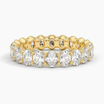 Oval Eternity Diamond Ring (3 ct. tw.) Yellow Gold 18k Eternity Band
