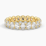 Oval Eternity Diamond Ring (3 ct. tw.) Yellow Gold 18k Eternity Band