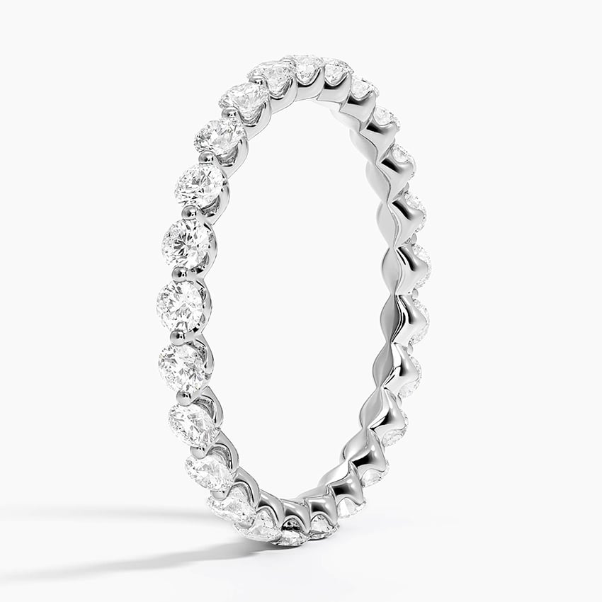 Riviera Eternity Diamond Ring (1 ct. tw.) Platinum Eternity Band