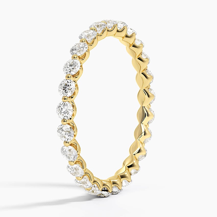 Riviera Eternity Diamond Ring (1 ct. tw.) Yellow Gold 18k Eternity Band