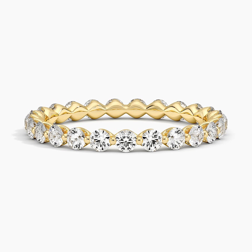 Riviera Eternity Diamond Ring (1 ct. tw.) Yellow Gold 18k Eternity Band