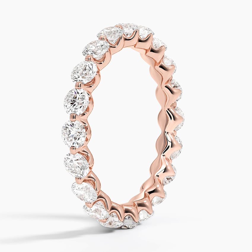 Riviera Eternity Diamond Ring (2 ct. tw.) Rose Gold 18k Eternity Band