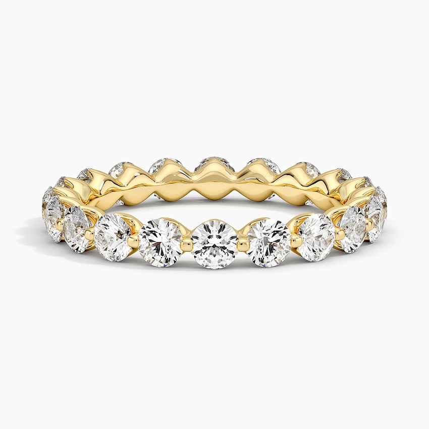 Milan Eternity Diamond Ring (1/3 ct. tw.) Yellow Gold 18k Eternity Band
