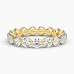 Riviera Eternity Diamond Ring (3 ct. tw.) Yellow Gold 18k Eternity Band