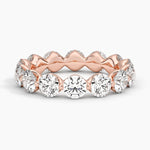 Riviera Eternity Diamond Ring (4 ct. tw.) Rose Gold 18k Eternity Band